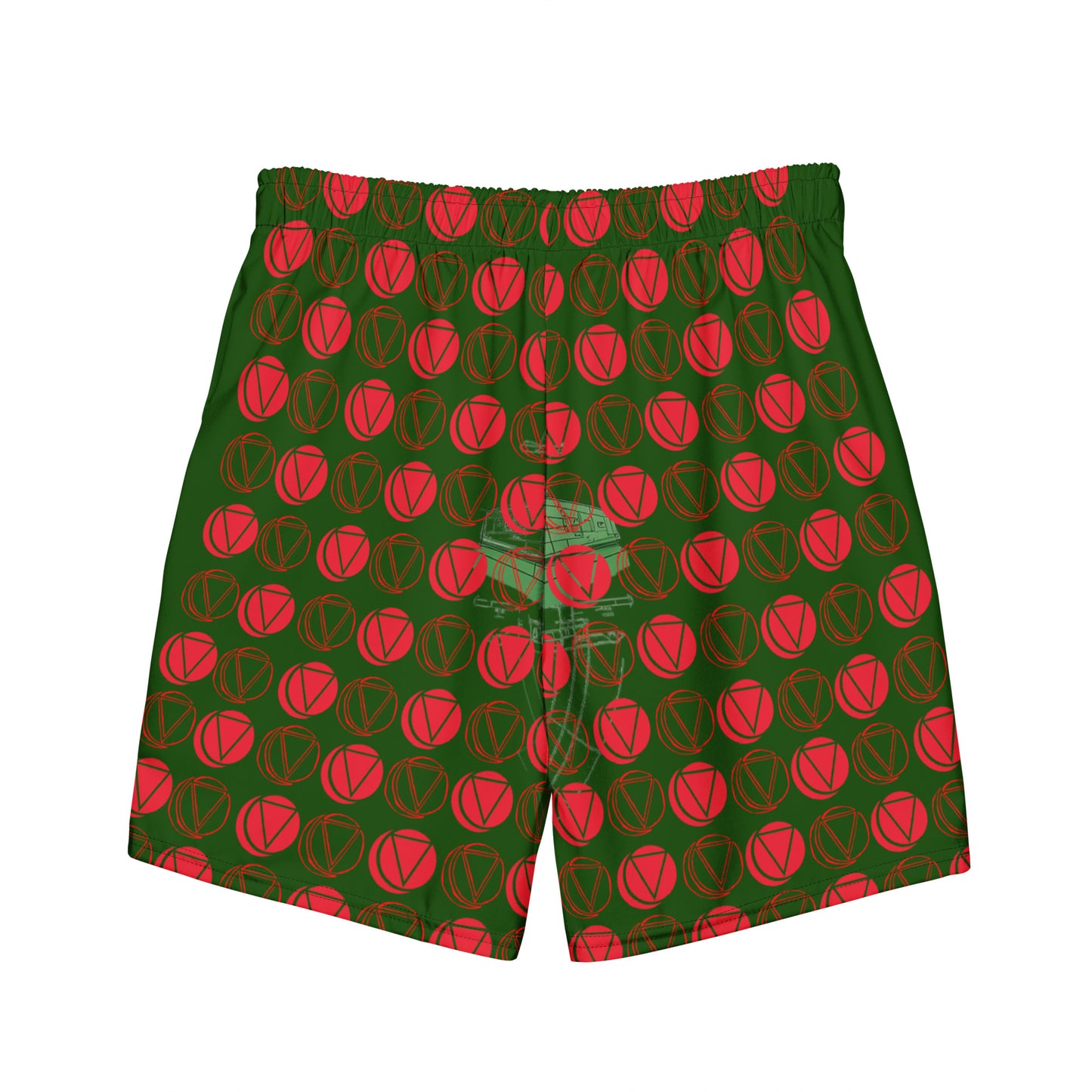 All-Over Print Recycled Swim Trunks
