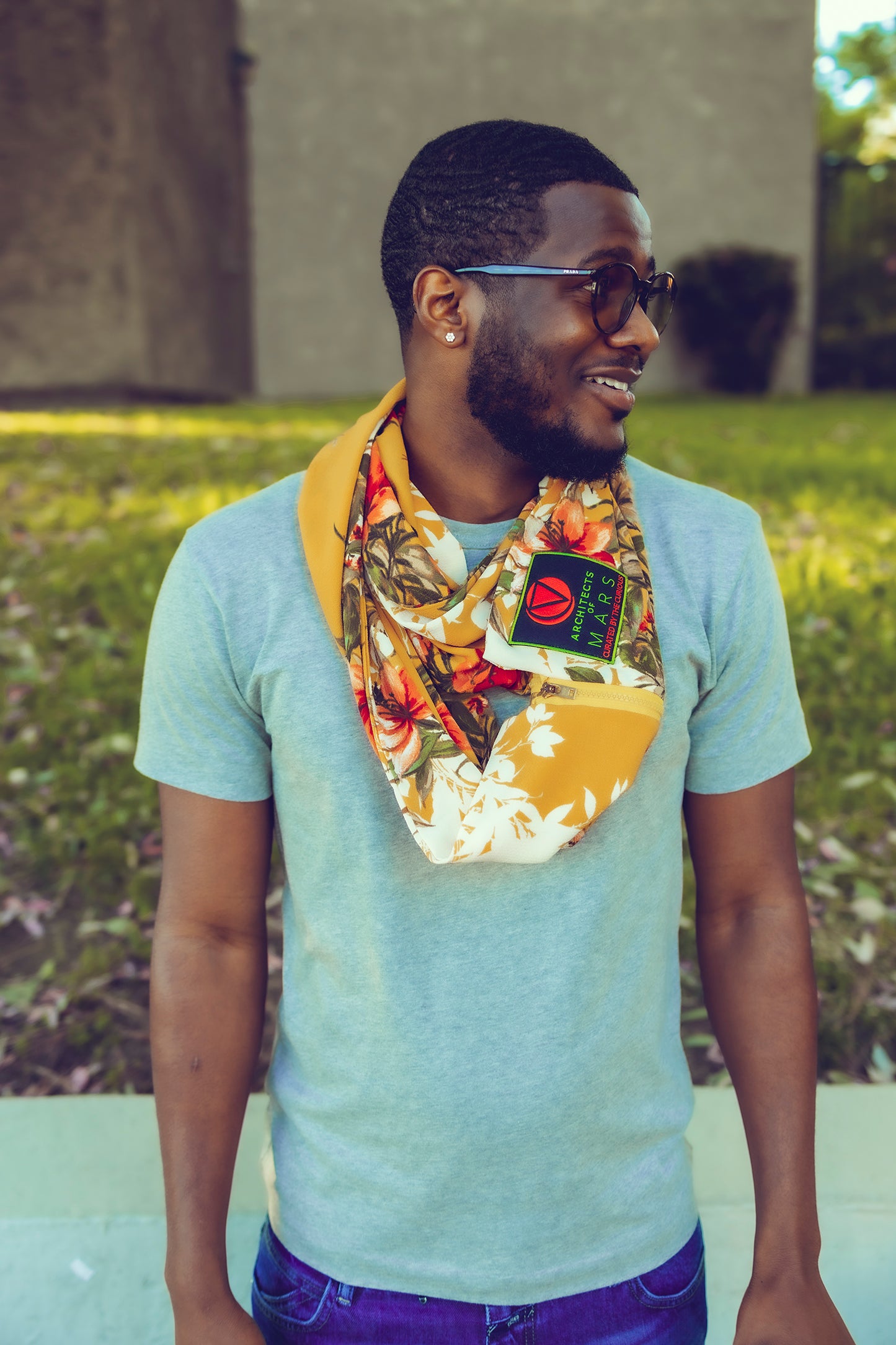 The Architect Scarf (Floral)