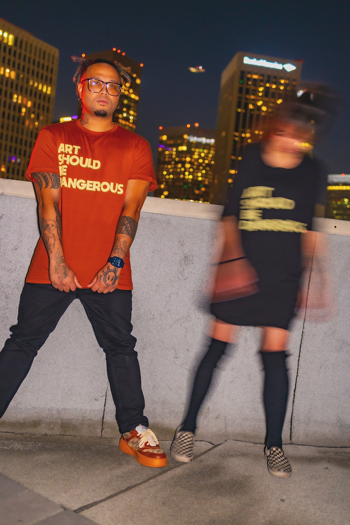 Art Should Be Dangerous AOM AFD t-shirt