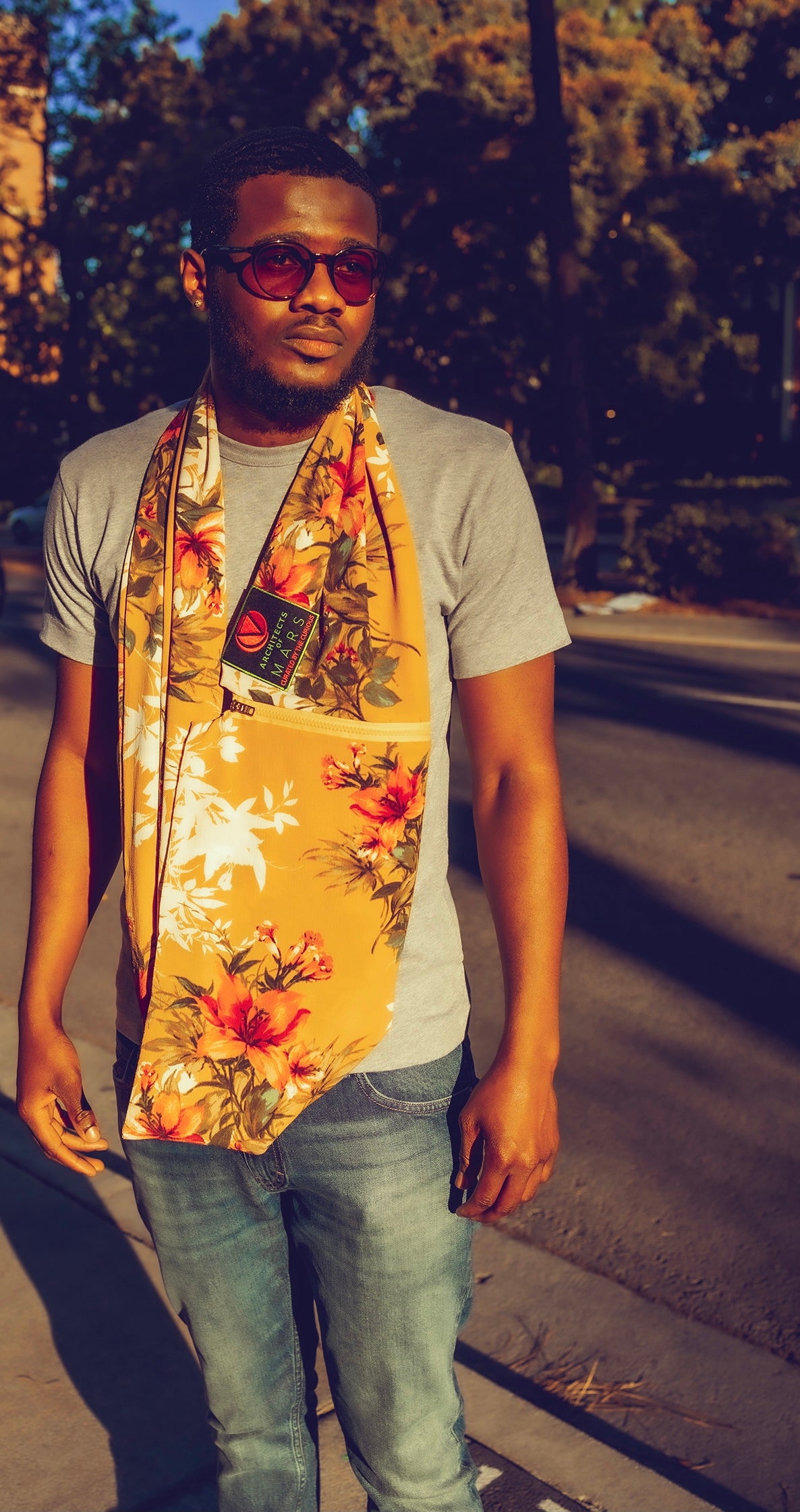 The Architect Scarf (Floral)